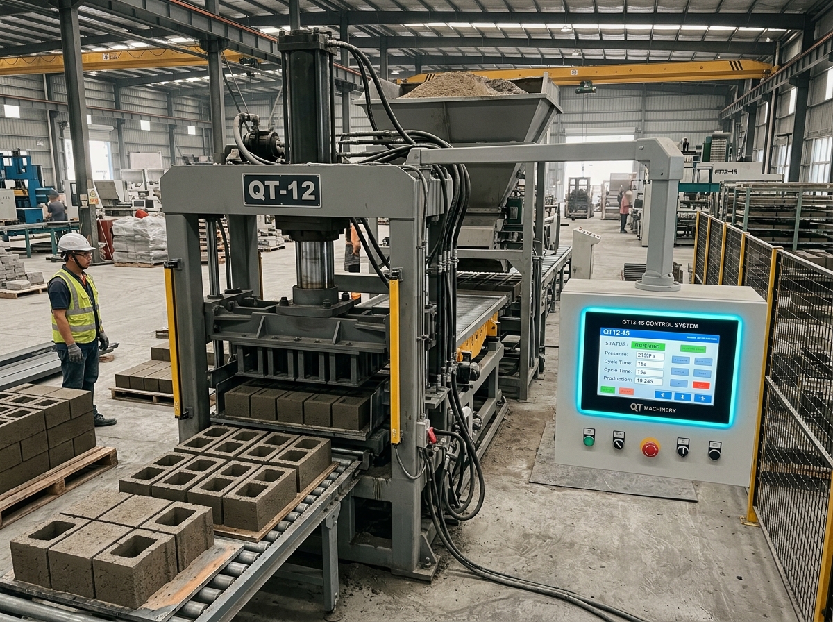 Automatic Concrete Block Machinery